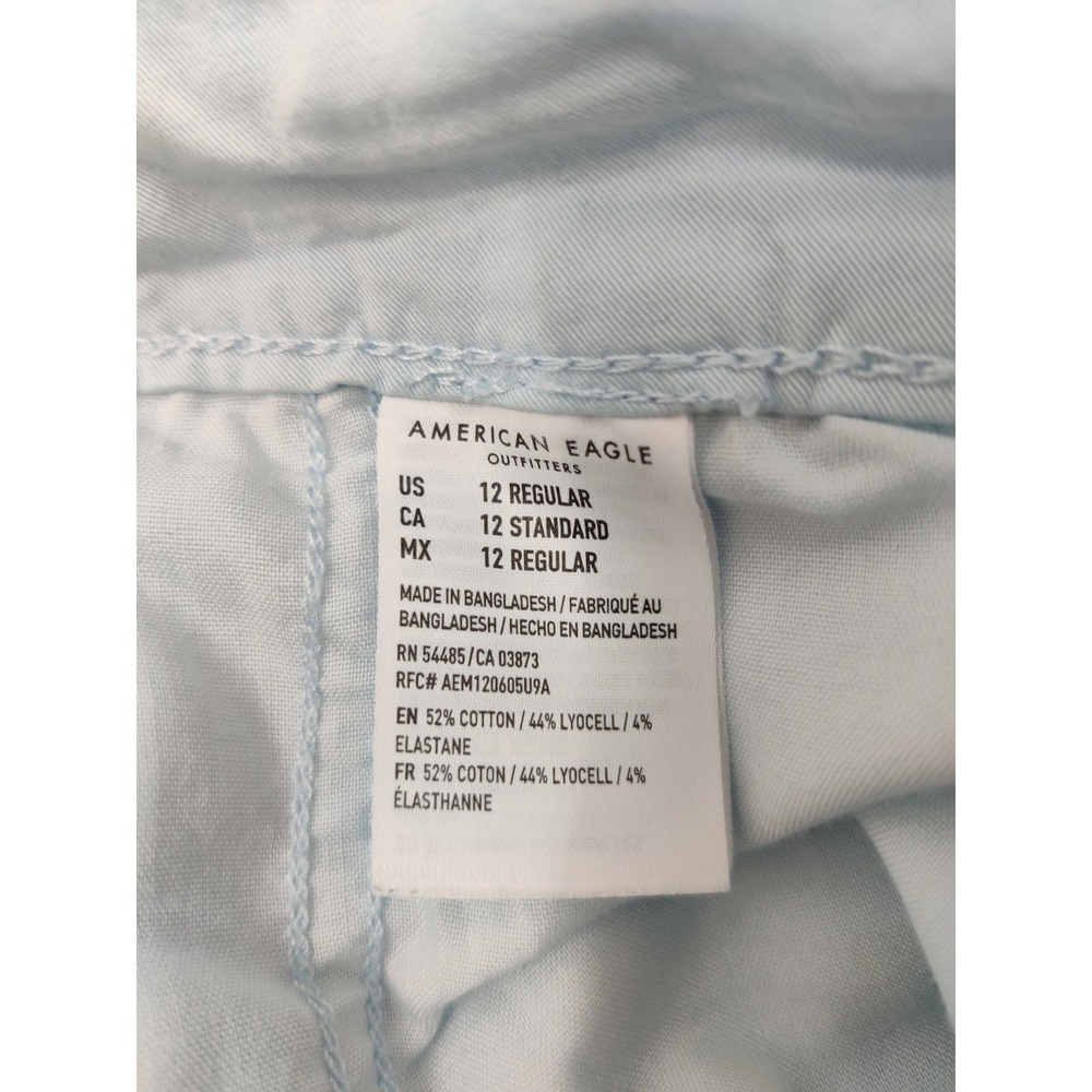 American Eagle Outfitters Pleated A-Line Women's Skirt Light Blue Size 12 - Picture 3 of 8